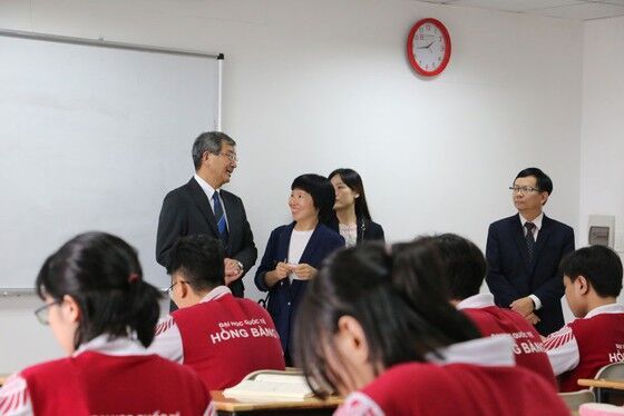 Tổng lãnh sự Nhật Bản thăm Trường Đại học Quốc tế Hồng Bàng