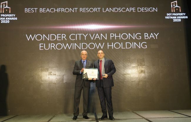 Wonder City Van Phong Bay được vinh danh tại Dot Property Vietnam Awards 2020