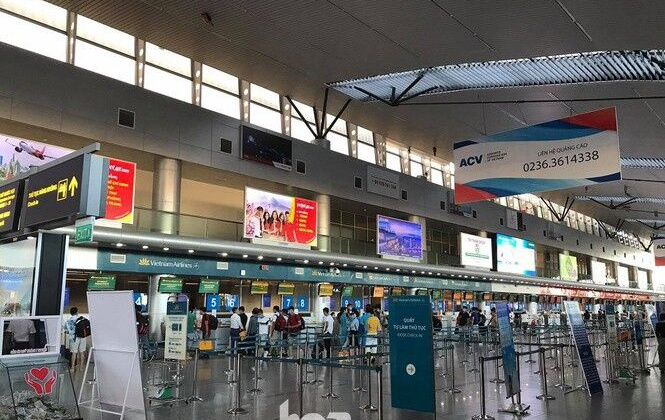 Sân bay Đà Nẵng dừng đưa đón khách đến, đi nước ngoài