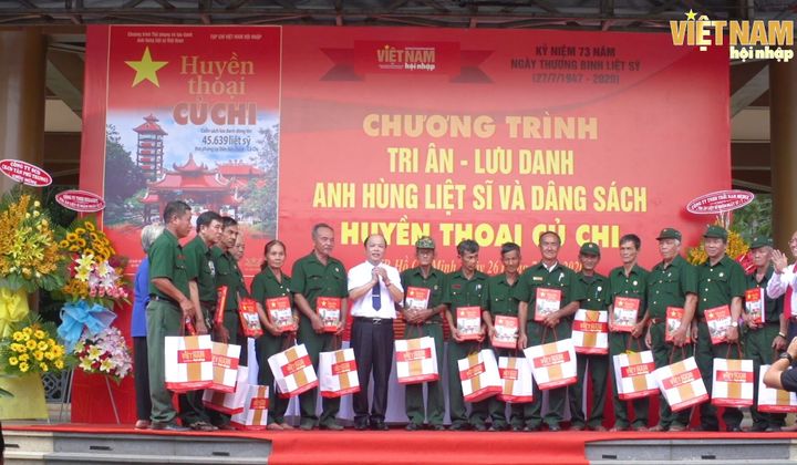 Tri ân lưu danh Anh hùng Liệt sĩ và Dâng sách Huyền thoại Củ Chi