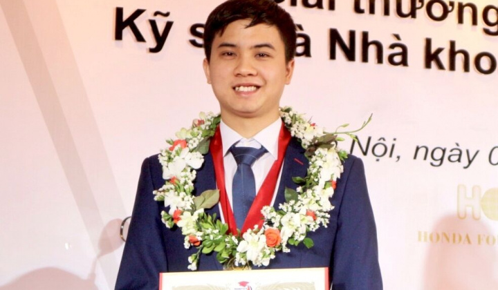 Thủ khoa trường Tự nhiên giành học bổng vào ĐH hàng đầu nước Pháp