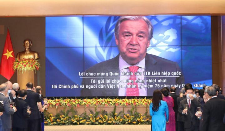 Tổng Thư ký Liên hợp quốc chúc mừng Quốc khánh Việt Nam