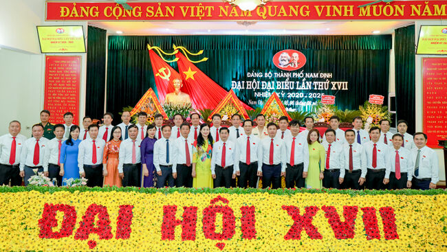 Đại hội Đảng bộ Thành phố Nam Định lần thứ XVII thành công tốt đẹp