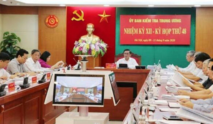 Thông cáo báo chí kỳ họp 48 của Ủy ban Kiểm tra Trung ương
