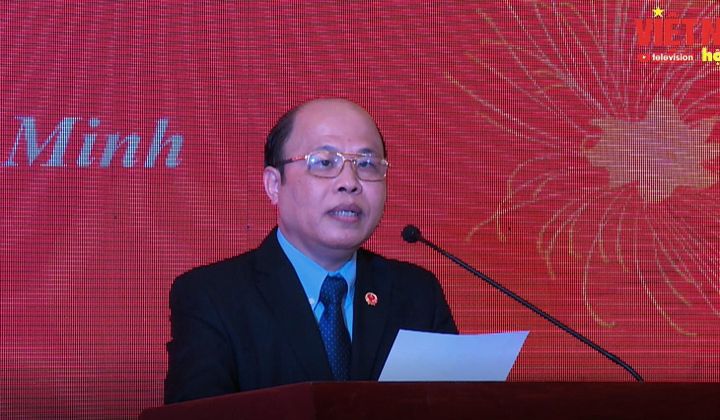 TBT Đoàn Mạnh Phương phát biểu khai mạc Gala Chào Xuân 2021