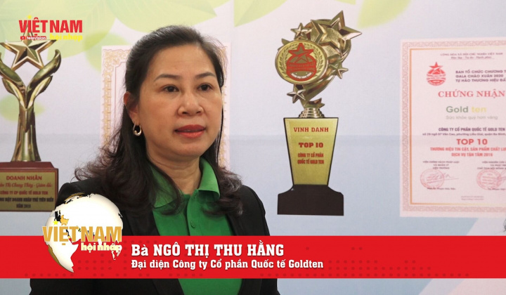 Chăm sóc sức khỏe toàn diện với thương hiệu Goldten