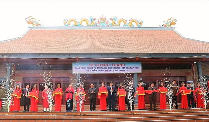 Lào Cai: Khánh thành công trình trùng tu, tôn tạo Đền Mẫu Trịnh Tường giai đoạn 1
