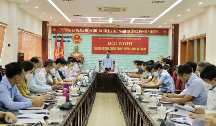 Lào Cai: Thông tin nội dung, chương trình kỳ họp thứ 2, Quốc hội khóa XV