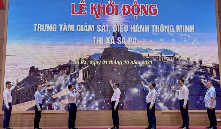 Thị xã Sapa khởi động hệ thống giám sát, điều hành thông minh