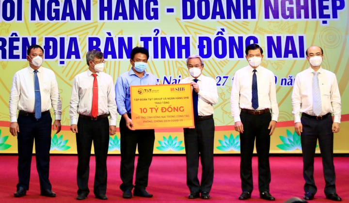 T&T Group và Ngân hàng SHB hỗ trợ gần 30 tỷ đồng giúp Ninh Thuận và Đồng Nai chống dịch