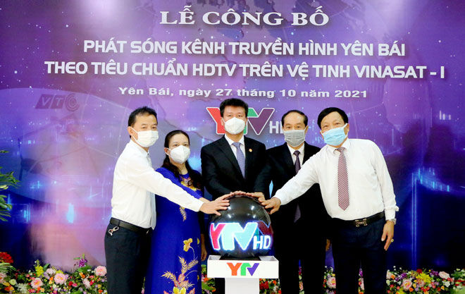 Truyền hình Yên Bái: Phát sóng theo tiêu chuẩn HDTV trên vệ tinh Vinasat-1
