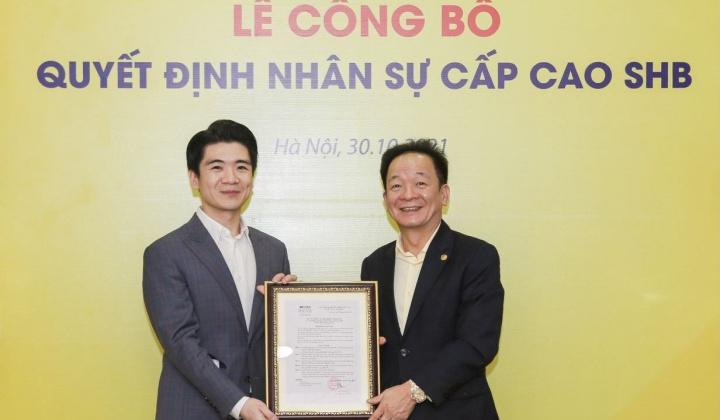 SHB bổ nhiệm ông Đỗ Quang Vinh làm Phó Tổng Giám đốc 