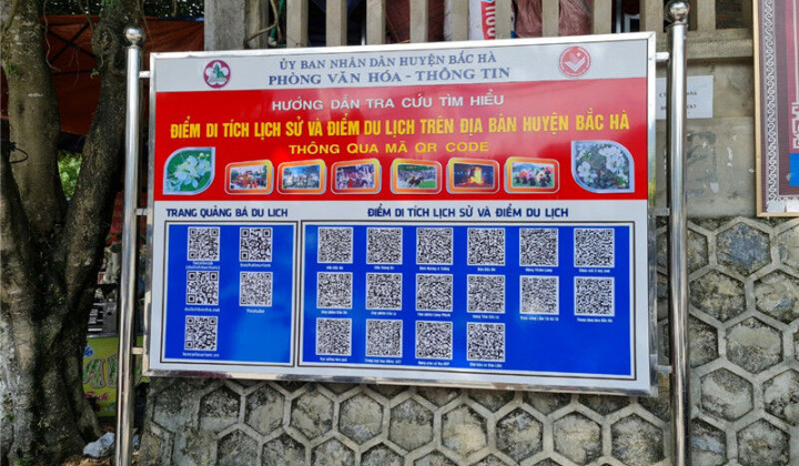 Huyện Bắc Hà sử dụng QR code để quảng bá du lịch