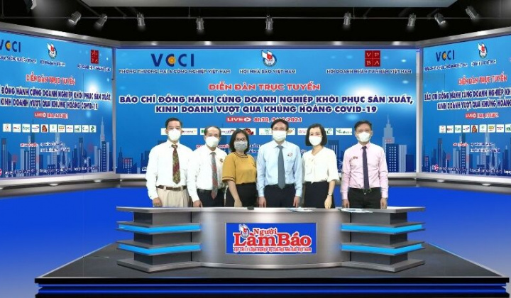 Báo chí đồng hành cùng doanh nghiệp khôi phục sản xuất kinh doanh, vượt qua khủng hoảng Covid-19