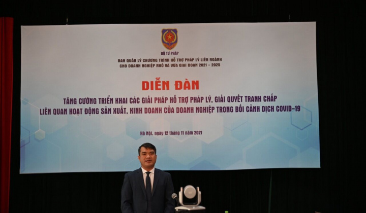 Tăng cường hỗ trợ pháp lý, giải quyết tranh chấp liên quan hoạt động SXKD trong bối cảnh dịch Covid-19