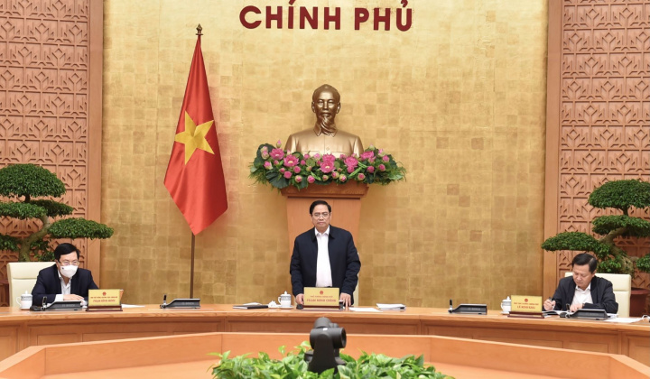 Thủ tướng chủ trì phiên họp Chính phủ chuyên đề xây dựng pháp luật