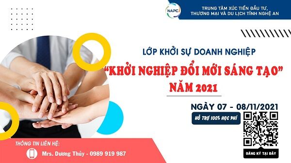 Thông báo chiêu sinh lớp bồi dưỡng khởi sự doanh nghiệp