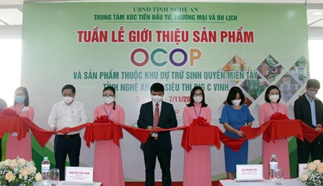 Tuần lễ giới thiệu sản phẩm OCOP và sản phẩm Khu dự trữ sinh quyển miền Tây tỉnh Nghệ An