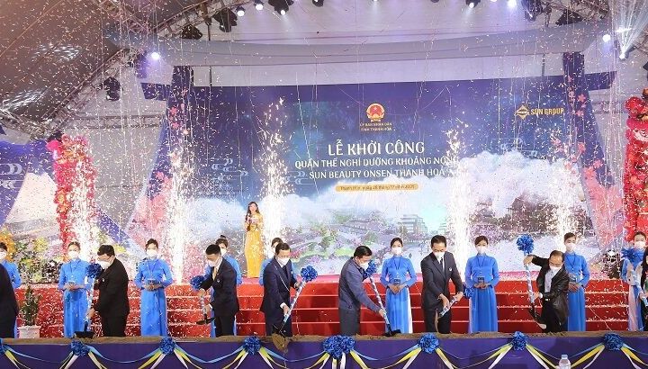 Khởi công xây dựng quần thể nghỉ dưỡng khoáng nóng Sun Beauty Onsen Thanh Hóa