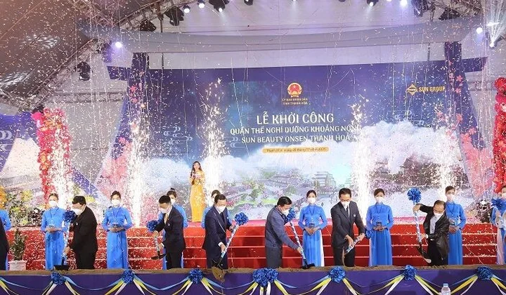 Khởi công xây dựng quần thể nghỉ dưỡng khoáng nóng Sun Beauty Onsen Thanh Hóa