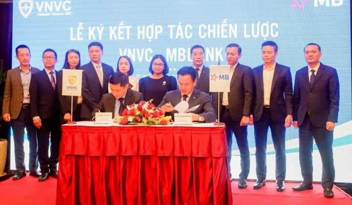 MB ký kết hợp tác chiến lược với Hệ thống trung tâm tiêm chủng VNVC
