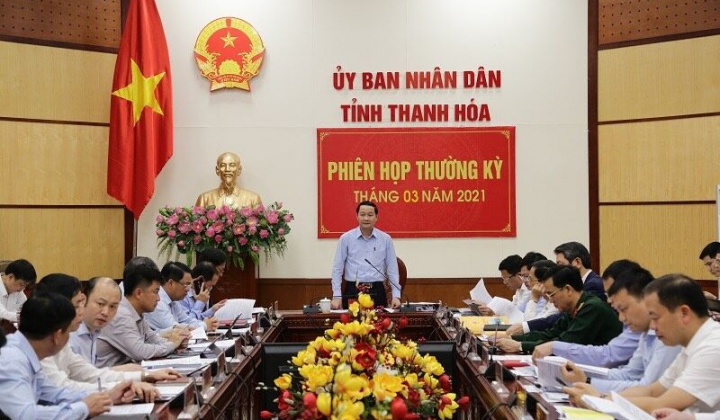 Thanh Hóa: Thảo luận và cho ý kiến vào nhiều nội dung quan trọng trong  Phiên họp thường kỳ UBND tỉnh tháng 3 năm 2021