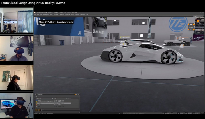 Đội ngũ thiết kế Của Ford duy trì hoạt động hiệu quả khi làm việc tại nhà