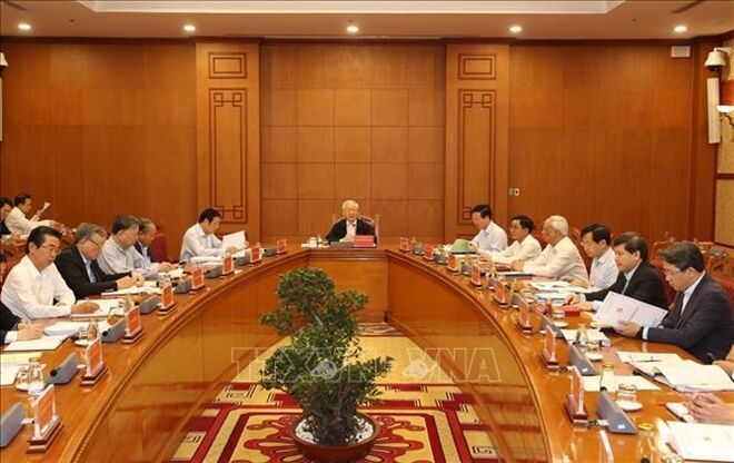Tổng Bí thư, Chủ tịch nước Nguyễn Phú Trọng chủ trì họp Ban chỉ đạo phòng, chống tham nhũng