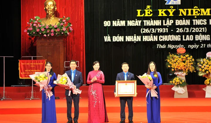 Tỉnh đoàn Thái Nguyên Kỷ niệm 90 năm Ngày thành lập Đoàn TNCS Hồ Chí Minh và Đón nhận Huân chương Lao động hạng nhất