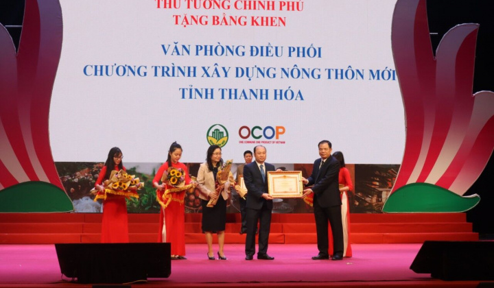 Văn phòng điều phối nông thôn mới tỉnh Thanh Hóa vinh dự được nhận Bằng khen của Thủ tướng Chính phủ