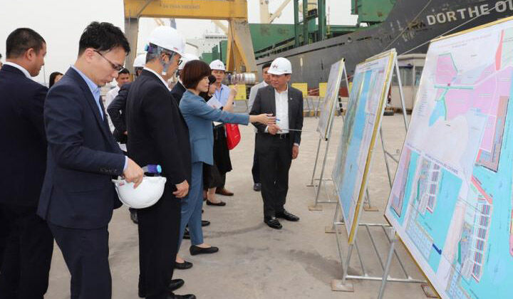 Thanh Hóa: Phó Chủ tịch UBND tỉnh Nguyễn Văn Thi và đoàn công tác của Đại sứ quán Nhật Bản làm việc tại Khu Kinh tế Nghi Sơn