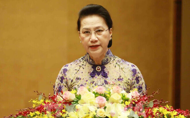 Quốc hội đồng ý miễn nhiệm chức vụ Chủ tịch Quốc hội đối với đồng chí Nguyễn Thị Kim Ngân