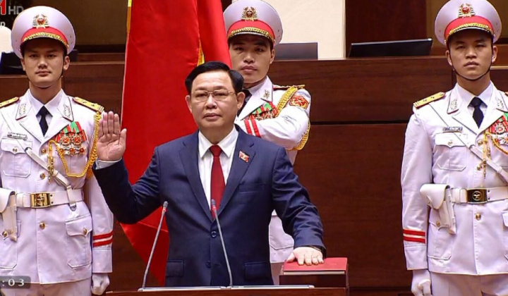 Bí thư Thành ủy Hà Nội Vương Đình Huệ được bầu làm Chủ tịch Quốc hội