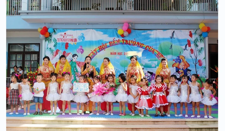 Trường Mầm non Phú Sơn: Xây dựng môi trường giáo dục lấy trẻ làm trung tâm