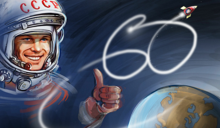 60 năm Gagarin -  Người đầu tiên bay vào vũ trụ