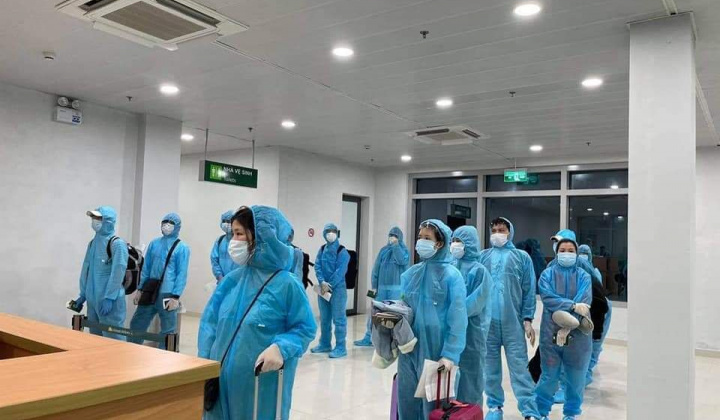 Nghệ An tiếp nhận 222 công dân Việt Nam từ Nhật Bản về nước