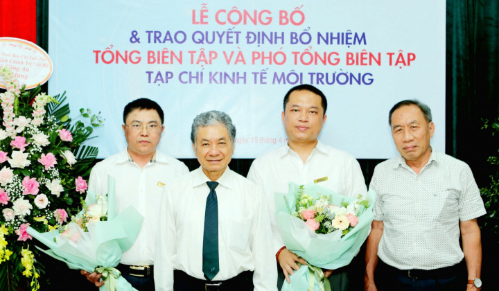 Tạp chí Kinh tế Môi trường bổ nhiệm tân Tổng Biên tập