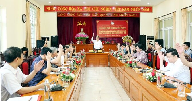 Vĩnh Phúc: Chốt danh sách ứng cử đại biểu Quốc hội và đại biểu HĐND tỉnh
