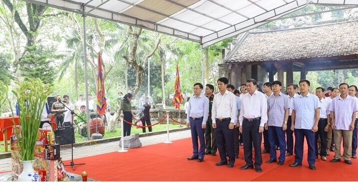 Thanh Hóa: Tưởng niệm 1016 năm ngày mất của Anh hùng dân tộc Lê Đại Hành Hoàng đế