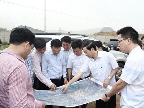 Thanh Hóa: Chủ tịch UBND tỉnh kiểm tra Dự án đường giao thông từ KCN Bỉm Sơn đến đường bộ ven biển đoạn Nga Sơn - Hoằng Hóa