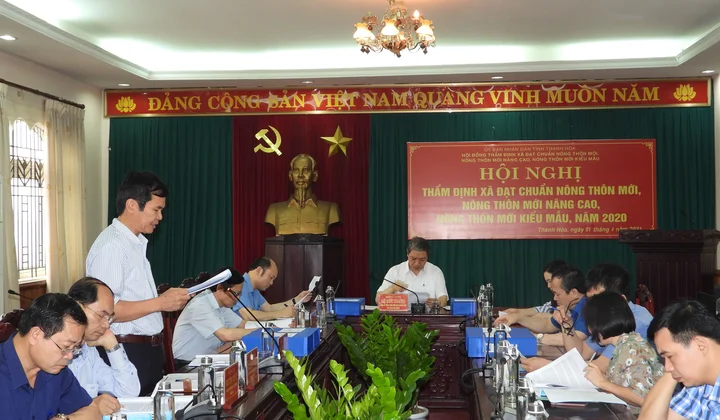 Thanh Hóa: Thẩm định nông thôn mới, nông thôn mới nâng cao, nông thôn mới kiểu mẫu năm 2020