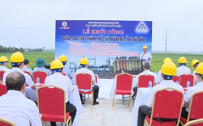 Công ty Điện lực Thái Bình khởi công trạm biến áp 110kV