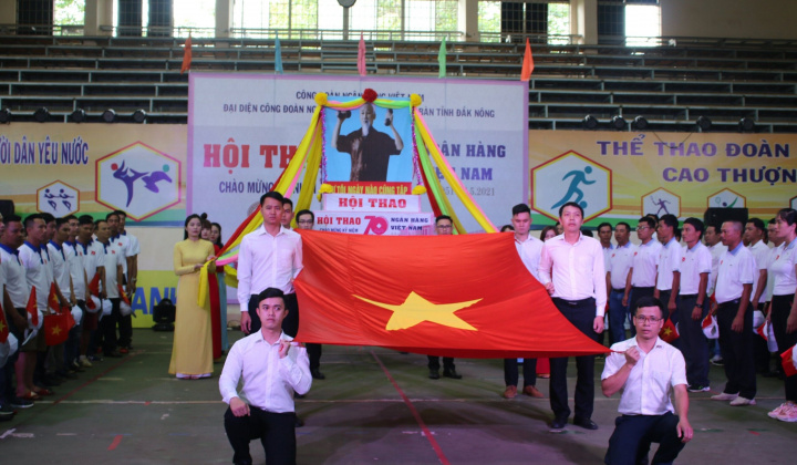 Đắk Nông: Khai mạc Hội thao ngành Ngân hàng năm 2021