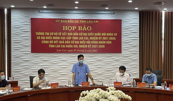 Lào Cai: Thông tin về kết quả bầu cử Đại biểu Quốc hội khóa XV và HĐND các cấp
