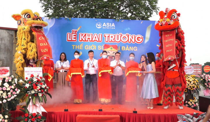Thương hiệu sữa Asia Nutrition khai trương cửa hàng bán lẻ "Thế giới sữa Hải Đăng" tại Bắc Giang