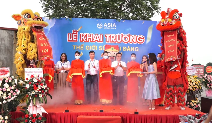 Thương hiệu sữa Asia Nutrition khai trương cửa hàng bán lẻ "Thế giới sữa Hải Đăng" tại Bắc Giang
