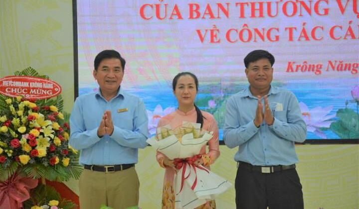 Huyện ủy Krông Năng có nữ Bí thư "Nguyễn Thị Thu An"