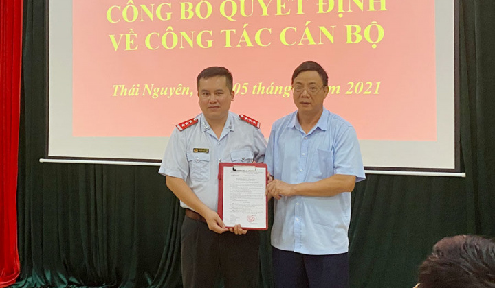 Thái Nguyên: Công bố Quyết định bổ nhiệm Phó Chánh Thanh tra tỉnh