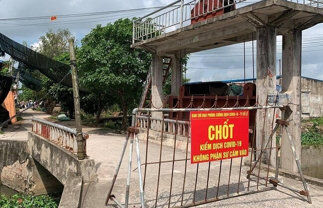 Nam Định: Thực hiện giãn cách xã hội đối với thị trấn Cổ Lễ