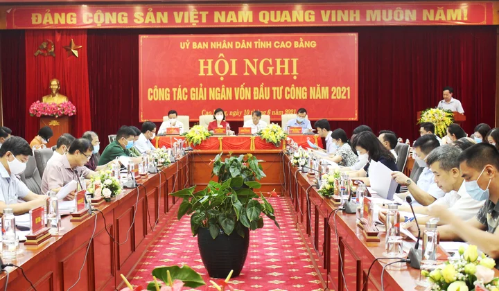 Cao Bằng: Triển khai đồng bộ các giải pháp đẩy nhanh tiến độ giải ngân vốn đầu tư công